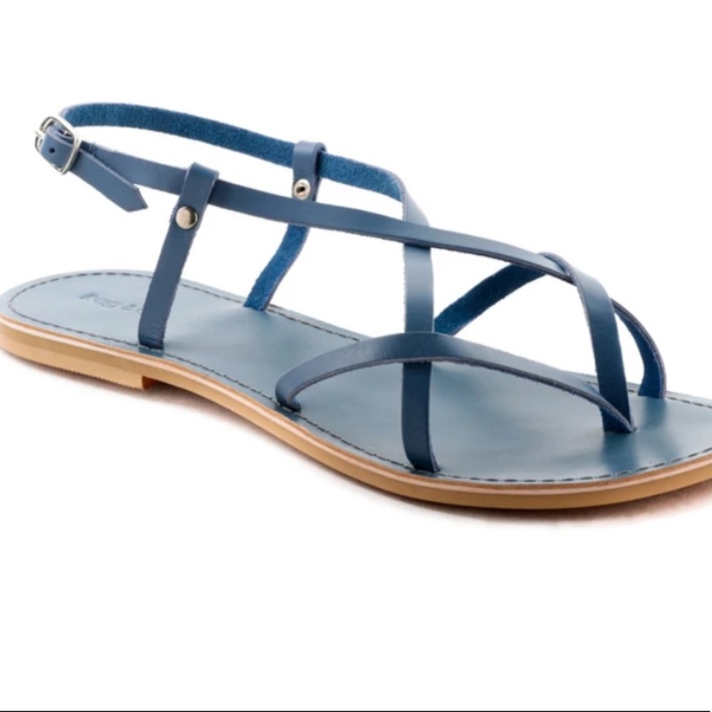 Rag&co Rita strappy leather sandals sz 8 us